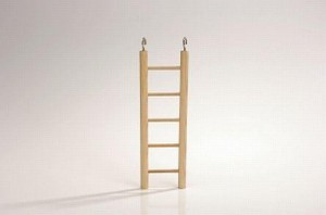 Afbeelding houten ladder door DierenwinkelXL.nl