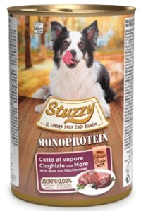 Stuzzy - Blik - Monoproteïne Everzwijn met Bramen & Provenciale kruiden