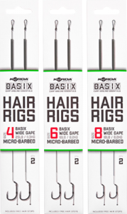Korda - Basix Hair Rigs Wide Gape