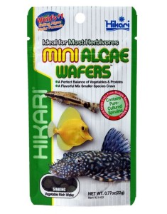 Afbeelding Hikari Mini Algae Wafers - Vissenvoer - 22 g door DierenwinkelXL.nl