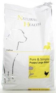 Natural Health Dog - Chicken &Rice Puppy Large Breed