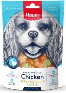 Wanpy - Chicken Jerky & Biscuit Twists