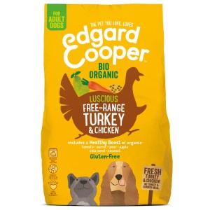Edgard & Cooper Verse Biokalkoen & Biokip (vrije uitloop) Brok - Voor volwassen honden