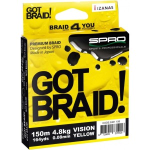 Spro - Got Braid! Vision Yellow