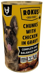 Rokus hond - Chunks Adult Chicken