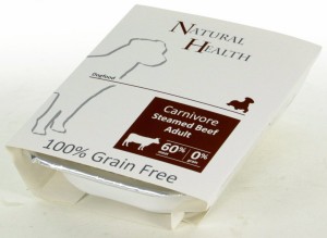 Natural Health Dog - Steamed Carnivore Beef Graanvrij