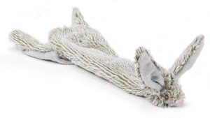 Flatino pluche hondenspeeltje konijn beige 30 cm