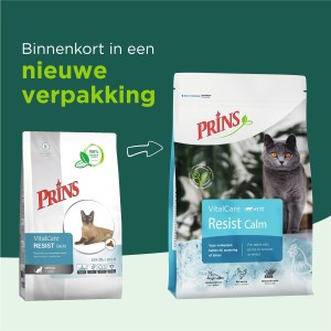 Afbeelding Prins VitalCare Resist Calm kattenvoer 4 kg door DierenwinkelXL.nl