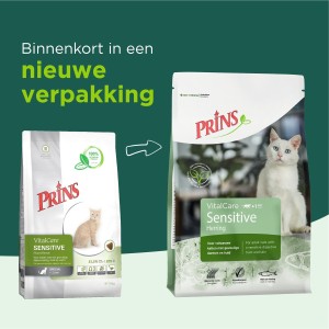 Afbeelding Prins VitalCare Sensitive Hypoallergenic kattenvoer 4 kg door DierenwinkelXL.nl