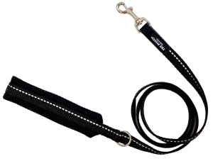Tre Ponti Looplijn Basic Reflecterend - Hondenriem - 130 cm Zwart Reflecterend