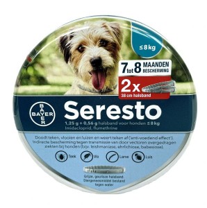 Image of Seresto - Vlooien / tekenband hond < 8kg 