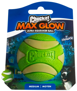 Chuckit - Max Glow Ultra Squeaker M