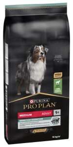 Pro Plan Optidigest Medium Adult Sensitive Digestion Lam hondenvoer 14 kg