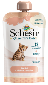 Schesir kitten - Pouch - Kip in Cream
