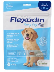 Flexadin Young Dog Maxi - Chews - Gewricht-Supplement - 60 stuks >10 Kg