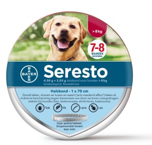 Seresto - Vlooien / tekenband hond > 8kg