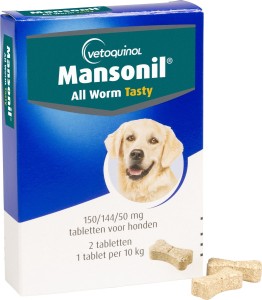 Mansonil - Wormmiddel Tasty dog