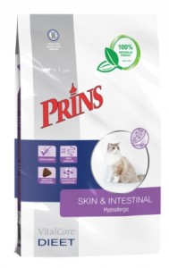Afbeelding Prins Vitalcare Dieet Skin & Intestinal Hypoallergic kattenvoer 1.5 kg door DierenwinkelXL.nl