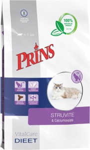 Afbeelding Prins Vitalcare Dieet Struvite & Calciumoxalate kattenvoer 1.5 kg door DierenwinkelXL.nl