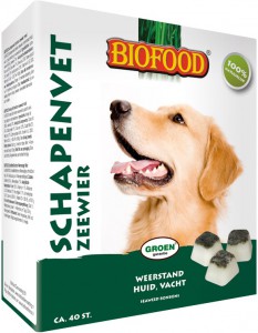 Afbeelding Biofood Schapenvet Maxi Bonbons met zeewier Per verpakking door DierenwinkelXL.nl