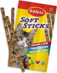 Sanal Soft Sticks Kalkoen Lever