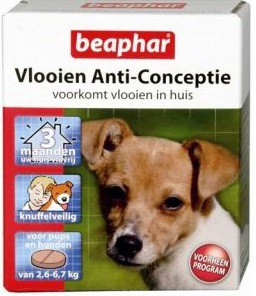 Afbeelding Beaphar Vlooien Anti-Conceptie (2,6 tot 6,7 kg) hond Per verpakking door DierenwinkelXL.nl
