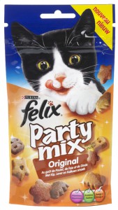 Afbeelding Felix Party Mix Original kattensnoep 60 gram 4 x 60 gr door DierenwinkelXL.nl