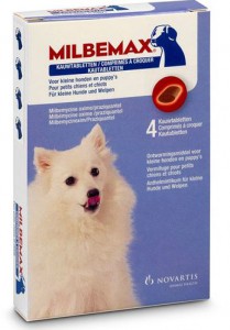 Afbeelding Elanco Milbemax Kauwtablet Kleine Hond - Anti wormenmiddel - 12 g 4 tab 1 Tot 5 Kg door DierenwinkelXL.nl