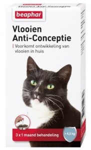 Afbeelding Beaphar Vlooien Anti-Conceptie (4,5 tot 9 kg) kat Per verpakking door DierenwinkelXL.nl