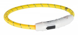 Trixie - Lichtgevende Halsband met USB - Geel