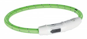 Afbeelding Trixie - Lichtgevende Halsband met USB - Groen door DierenwinkelXL.nl