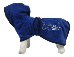 Tools-2-Groom Badjas voor Honden met Capuchon