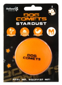 Afbeelding Dog Comets Ball Stardust - Oranje door DierenwinkelXL.nl