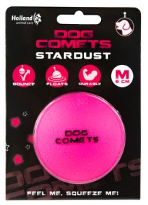 Afbeelding Dog Comets Ball Stardust - Roze door DierenwinkelXL.nl