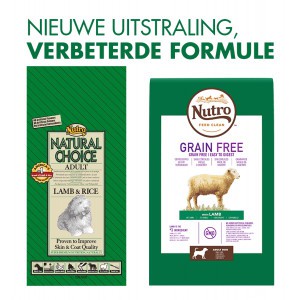 Afbeelding Nutro Grain Free Adult Medium Lam hondenvoer 11,5 kg door DierenwinkelXL.nl