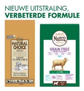 Afbeelding Nutro Grain Free Adult Light Lam hondenvoer 9.5 kg door DierenwinkelXL.nl