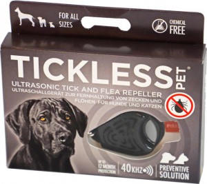 Afbeelding TickLess vlooien- en teken preventie voor honden en katten Zwart door DierenwinkelXL.nl