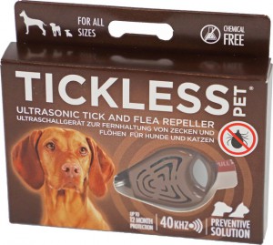 Afbeelding TickLess vlooien- en teken preventie voor honden en katten Bruin door DierenwinkelXL.nl