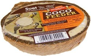 Suet To Go - Halve kokosnoot gevuld met vet