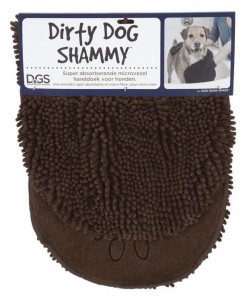 Afbeelding Beeztees Dirty Dog Handdoek Shammy - Bruin door DierenwinkelXL.nl