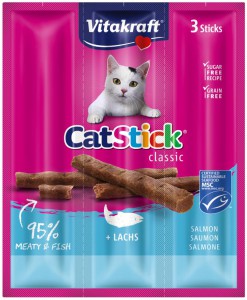 Afbeelding Vitakraft - Catstick mini - Zalm & forel door DierenwinkelXL.nl