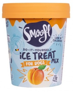 Afbeelding Smoofl Ice Cream Mix for Dogs - Abrikoos door DierenwinkelXL.nl