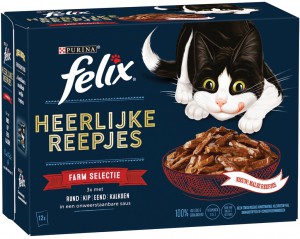 Afbeelding Felix - Multipak Heerlijke Reepjes door DierenwinkelXL.nl