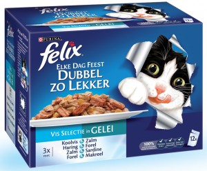 Afbeelding Felix - Elke dag feest - Vis (12x100gr) door DierenwinkelXL.nl