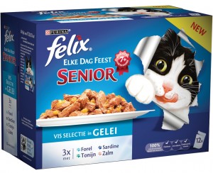 Afbeelding Felix - Pouch 8-p Sensations Jelly Vis door DierenwinkelXL.nl