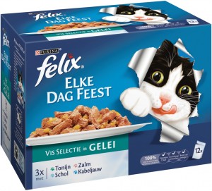Afbeelding Felix - Elke dag feest - Vis (12x100gr) door DierenwinkelXL.nl