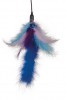 Petlando - Speelhengel met touw en blauwe veren